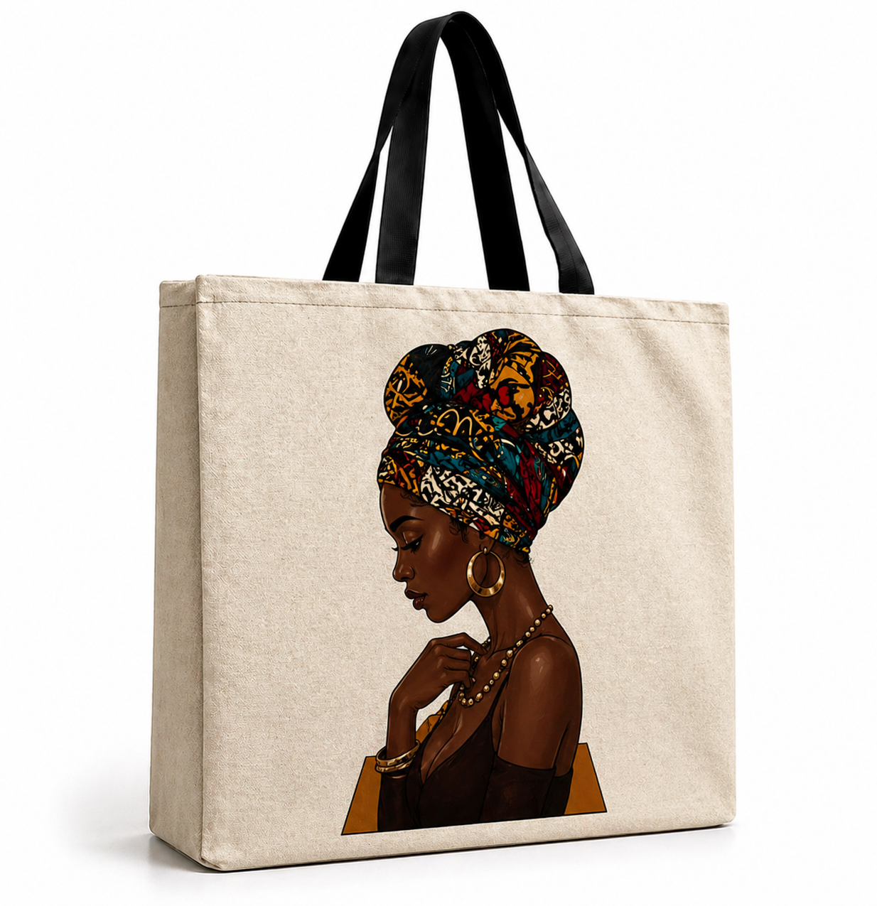 Headwrap Queen Tote 🧡