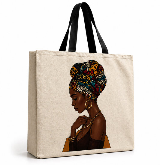 Headwrap Queen Tote 🧡