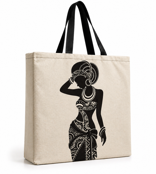 Melanin Silhouette Tote🤎
