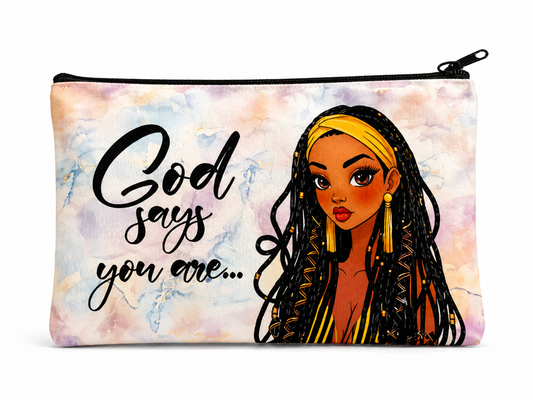 God Says You Are… Pouch 🙏🏽✨