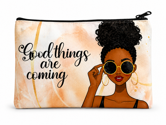 Good Things Coming Pouch 💫🤎