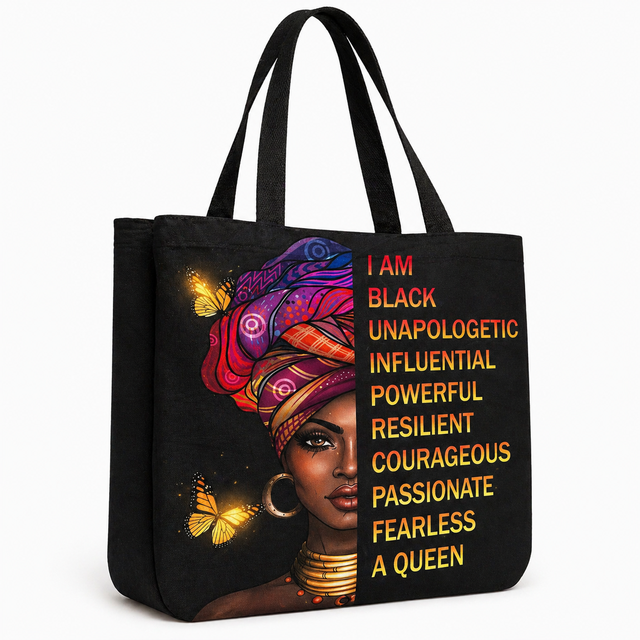Unapologetic Black Woman Tote 🖤