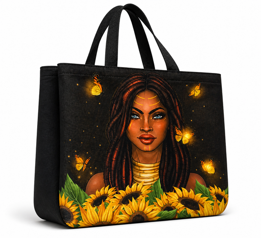 Golden Sunflower Queen Tote 🌻